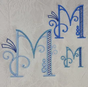 Stunning Swirls Monogram M