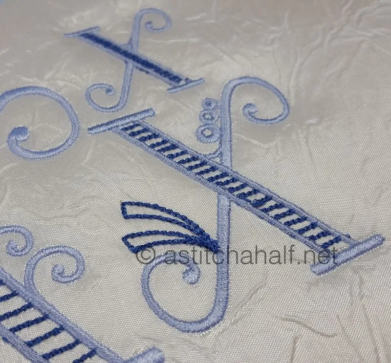 Stunning Swirls Monogram X