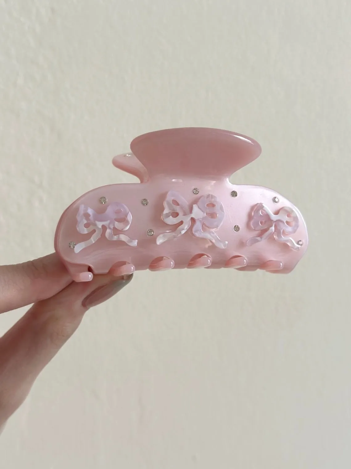 Sweet Ballerina actylic hair claw clips