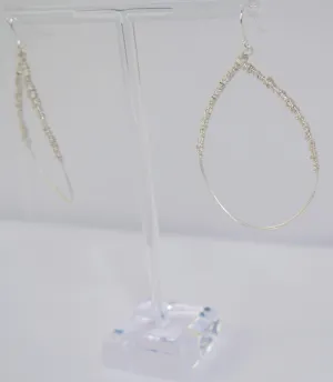 Teardrop Wire Wrap Earrings