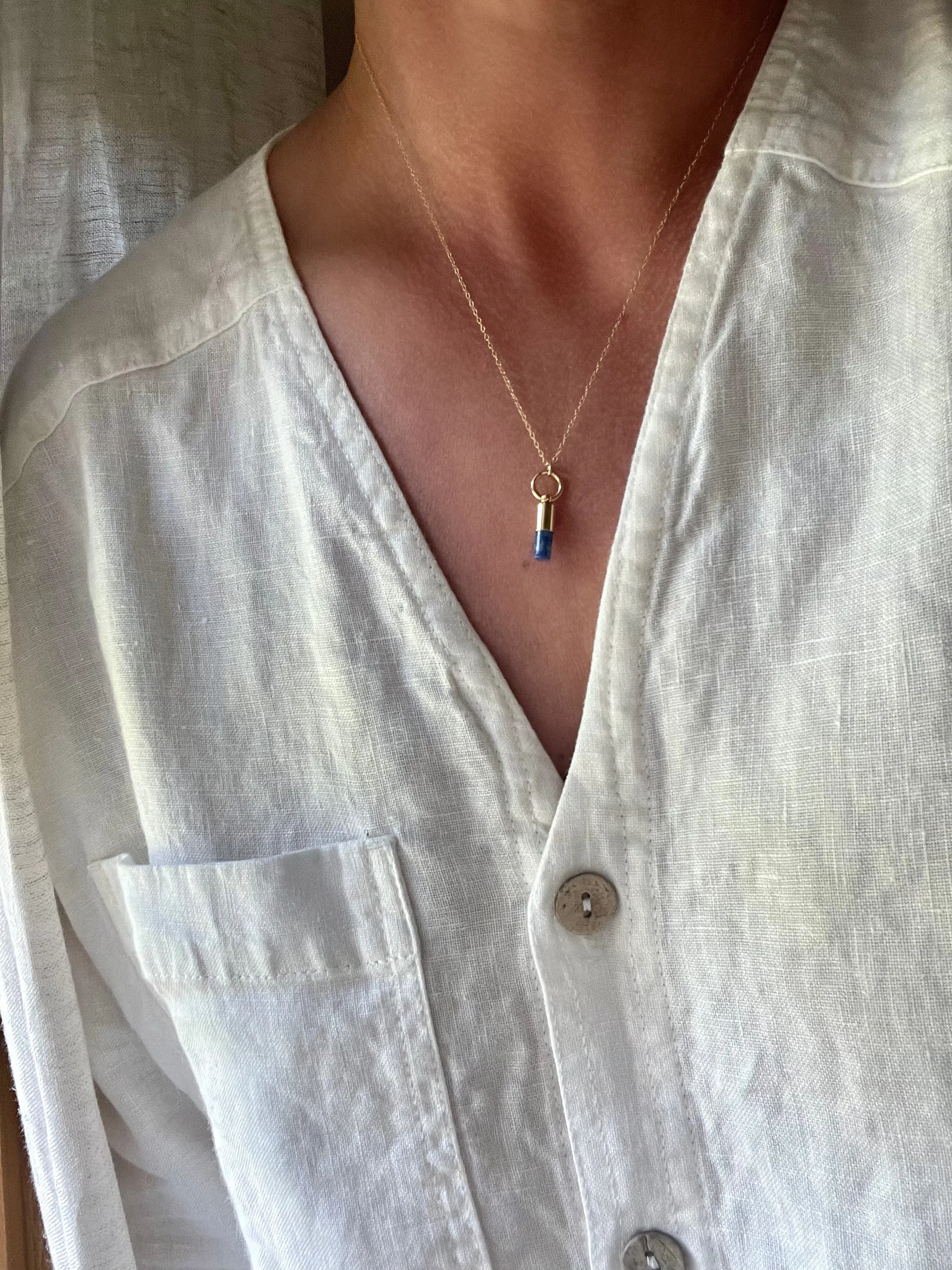 Telle Lapis Necklace