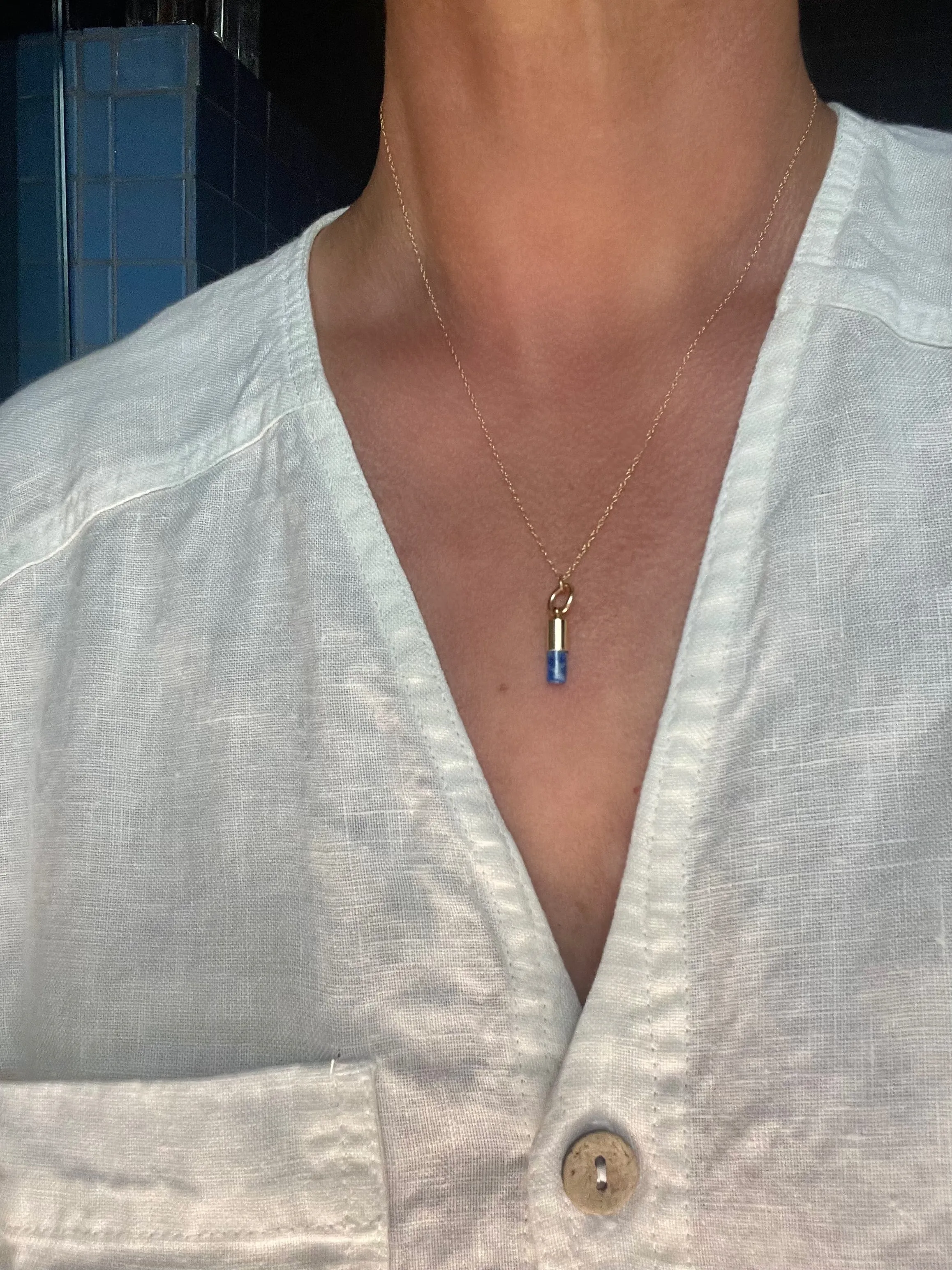 Telle Lapis Necklace
