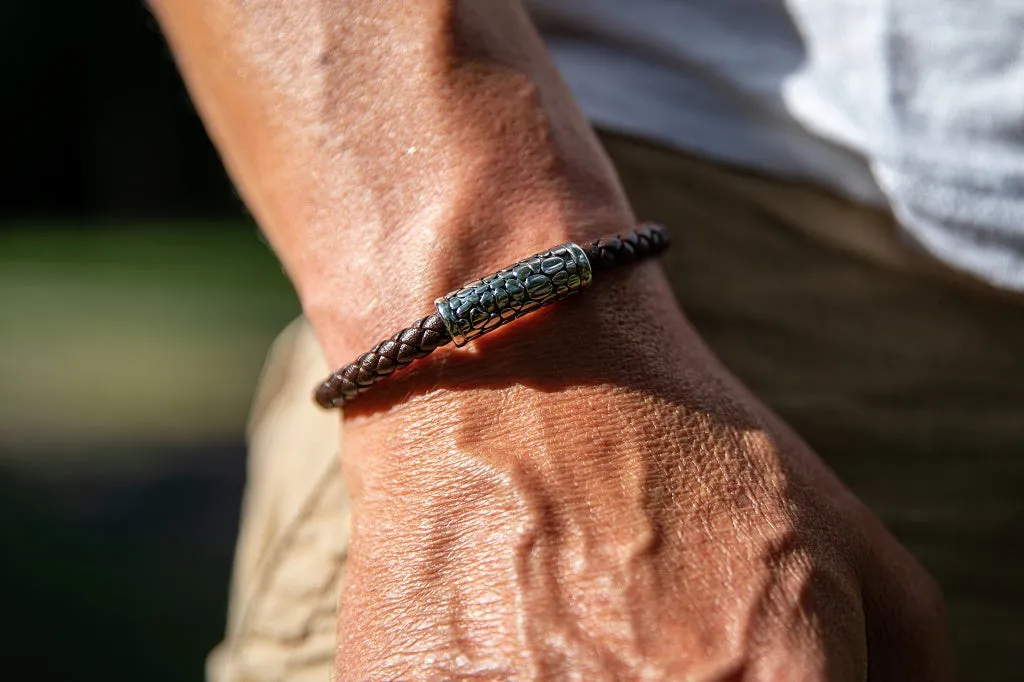 The Sepia Leather Bracelet at