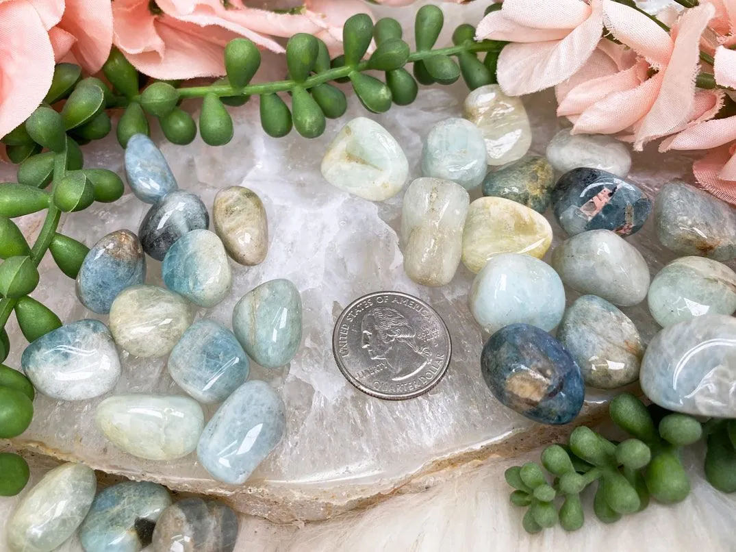 Tumbled Aquamarine