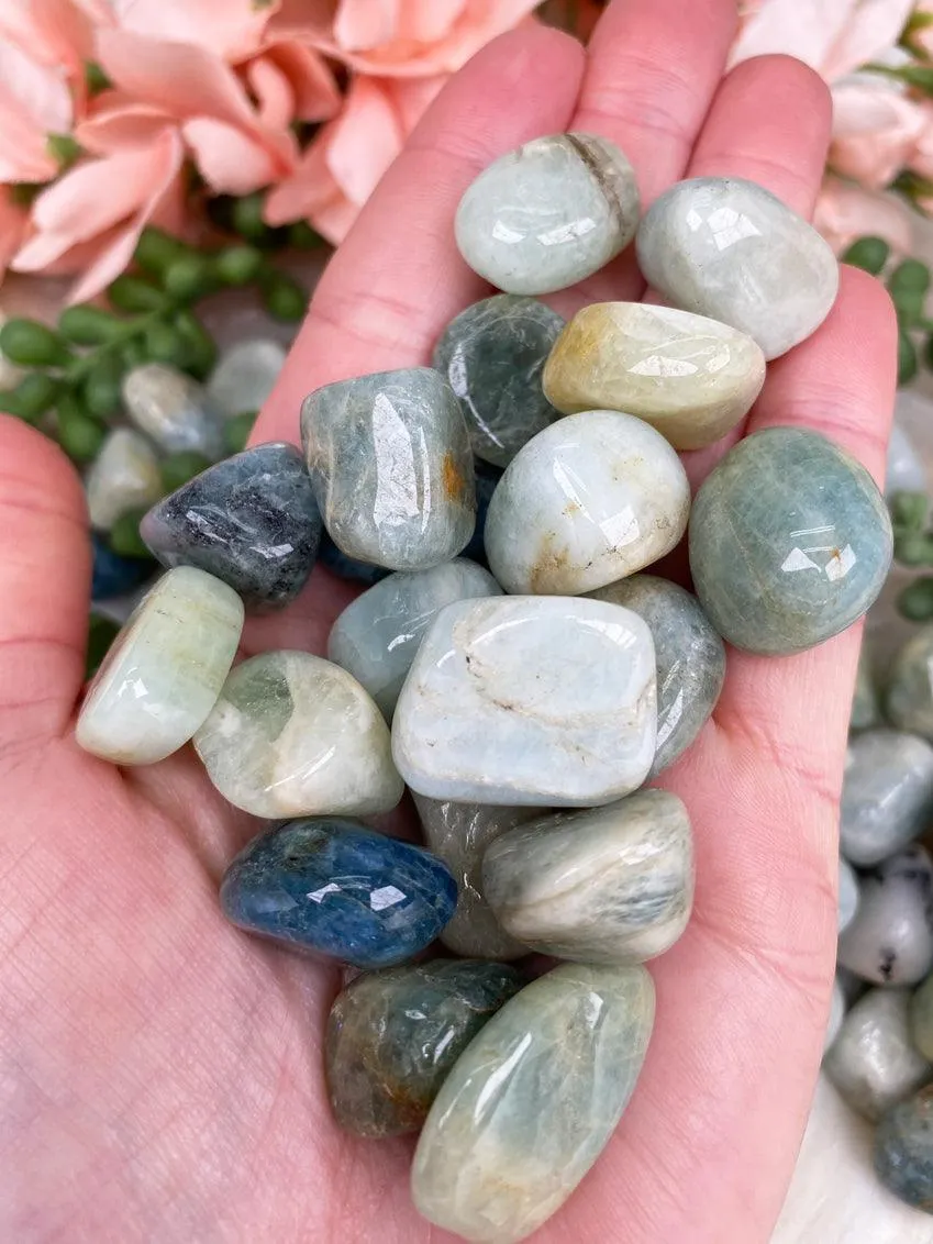 Tumbled Aquamarine