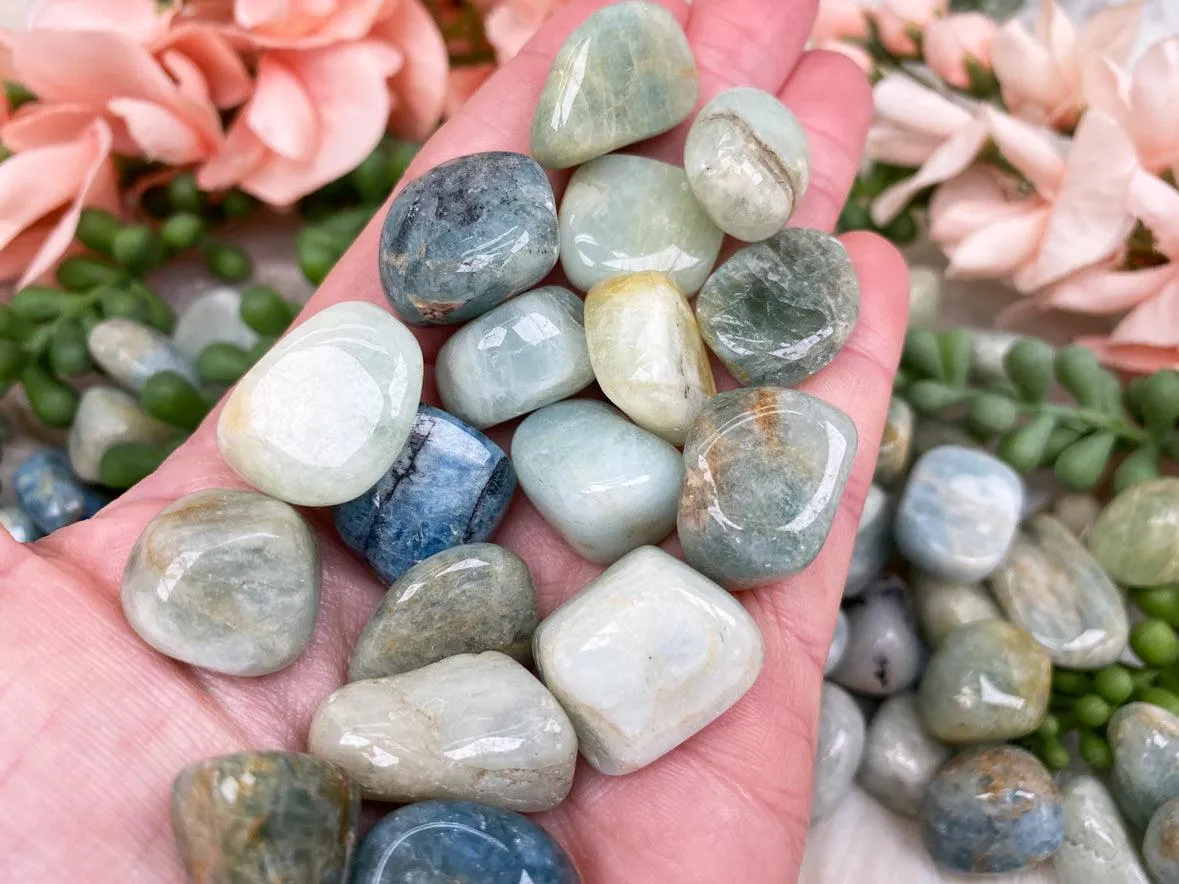 Tumbled Aquamarine
