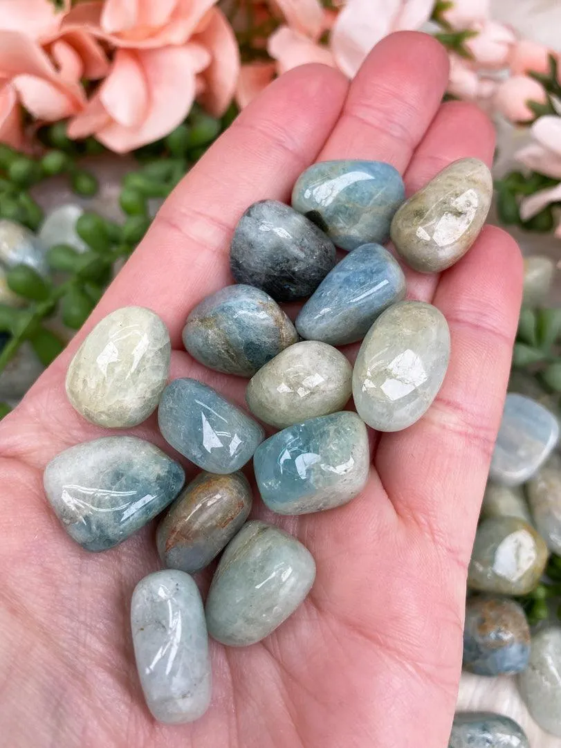 Tumbled Aquamarine