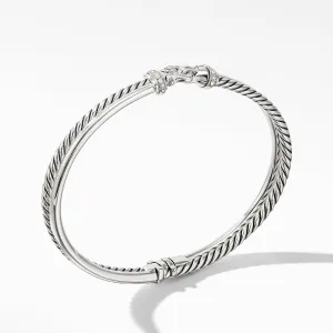 Two-Row Buckle Bracelet with Diamonds