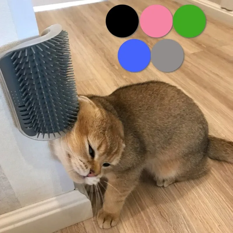 Wall Corner Self Comb for Cats