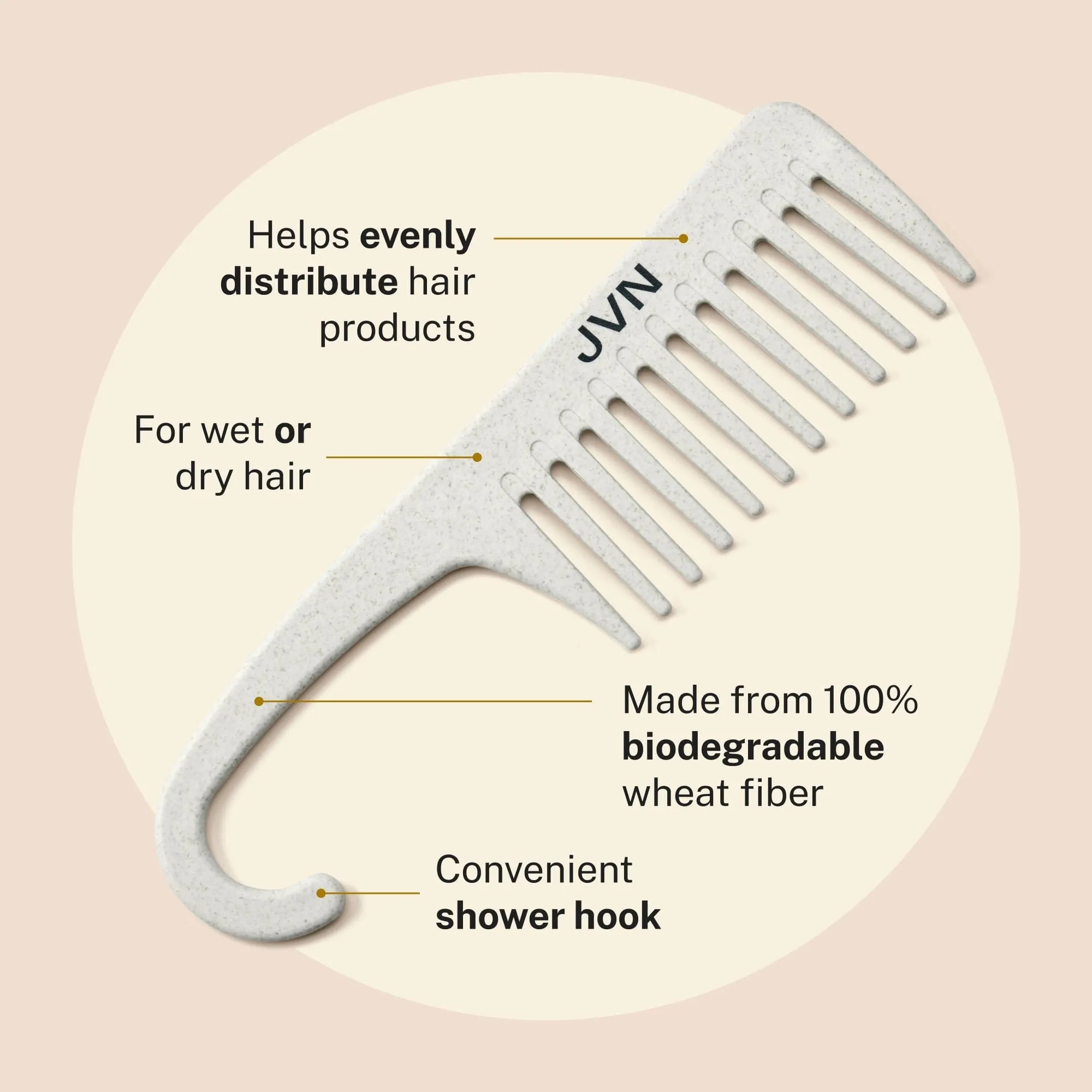 Wide Tooth Comb // FREE GIFT