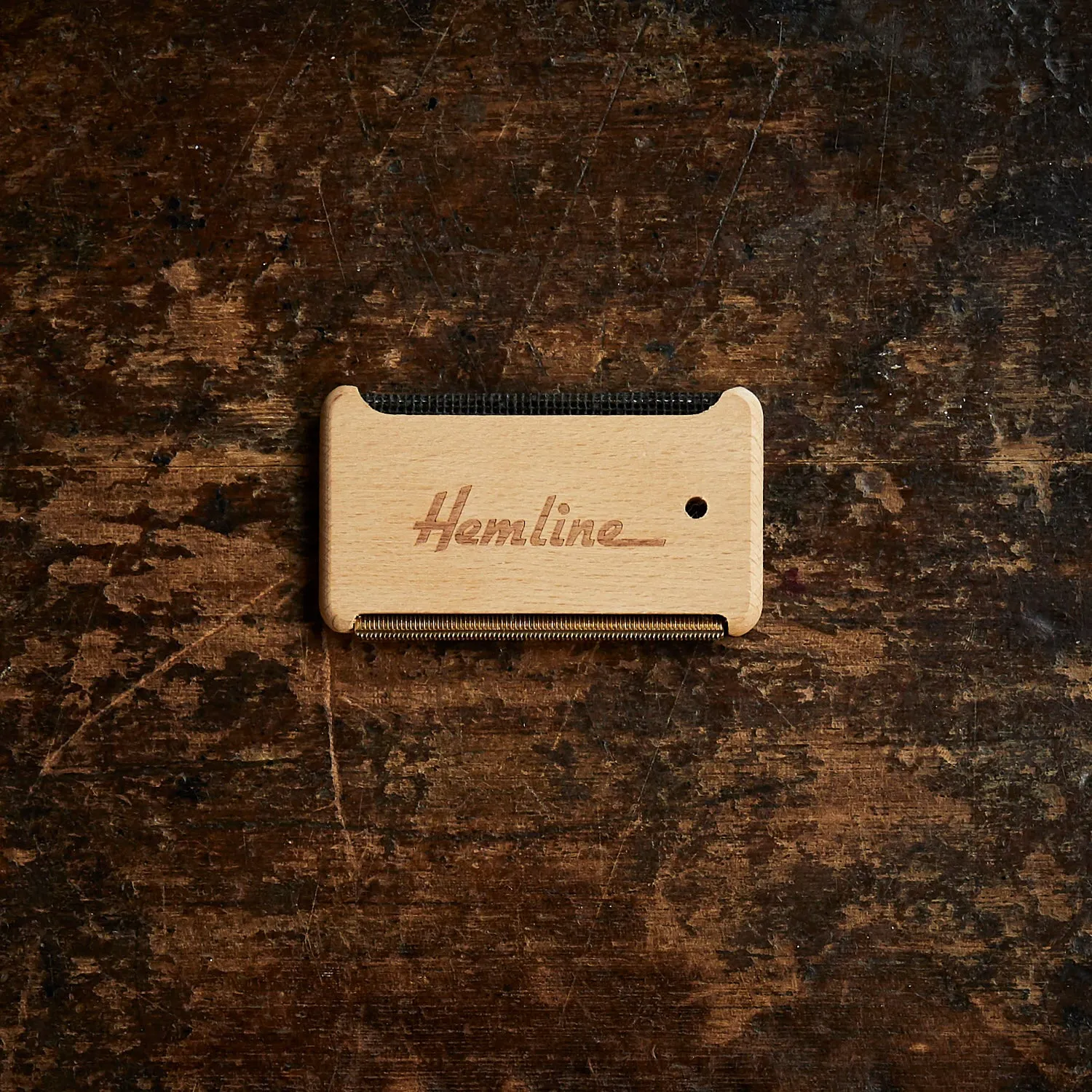 Wooden Fabric & Wool Comb